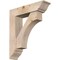 Ekena Millwork Westlake Traditional Smooth Bracket w/ Offset Brace, Douglas Fir, 7 1/2"W x 30"D x 34"H BKT0806X30X34WTL01SDF - alternate 1